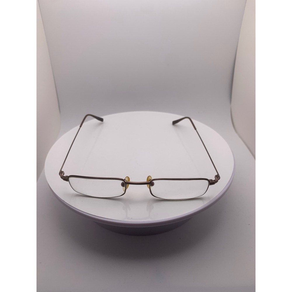 Calvin Klein 193 509 Bronze Rectangle Metal Glasses 47-19-140 Unisex Frames Only